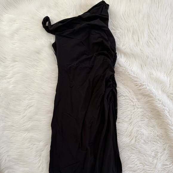 MNG Long Maxi Black Dress - Picture 1 of 1